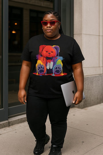 Women's Money Bear Drip T-Shirt